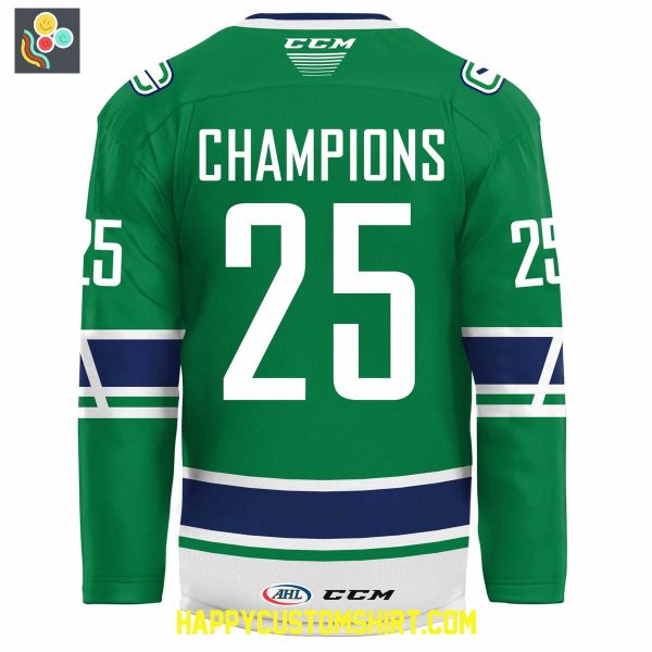 Abbotsford Canucks Calder Cup 2025 Champions Hockey Jersey
