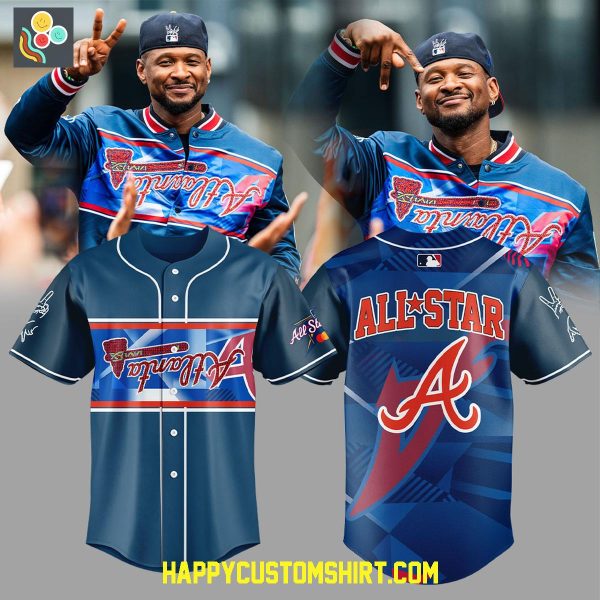 Atlanta Braves Peace Up A Town Down All Start Baseball Jersey