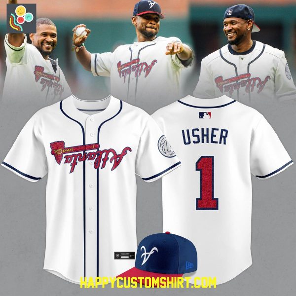 Atlanta Braves Usher 2025 Baseball Jersey