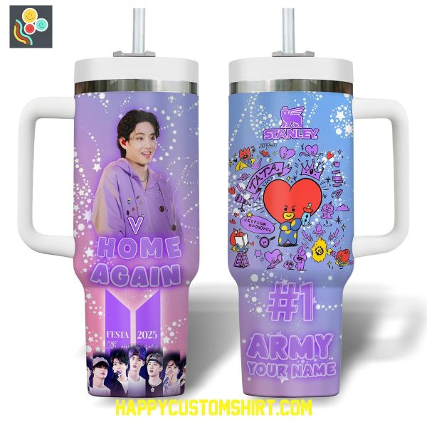 BTS Home Again Festa 2025 Stanley Tumbler 40oz