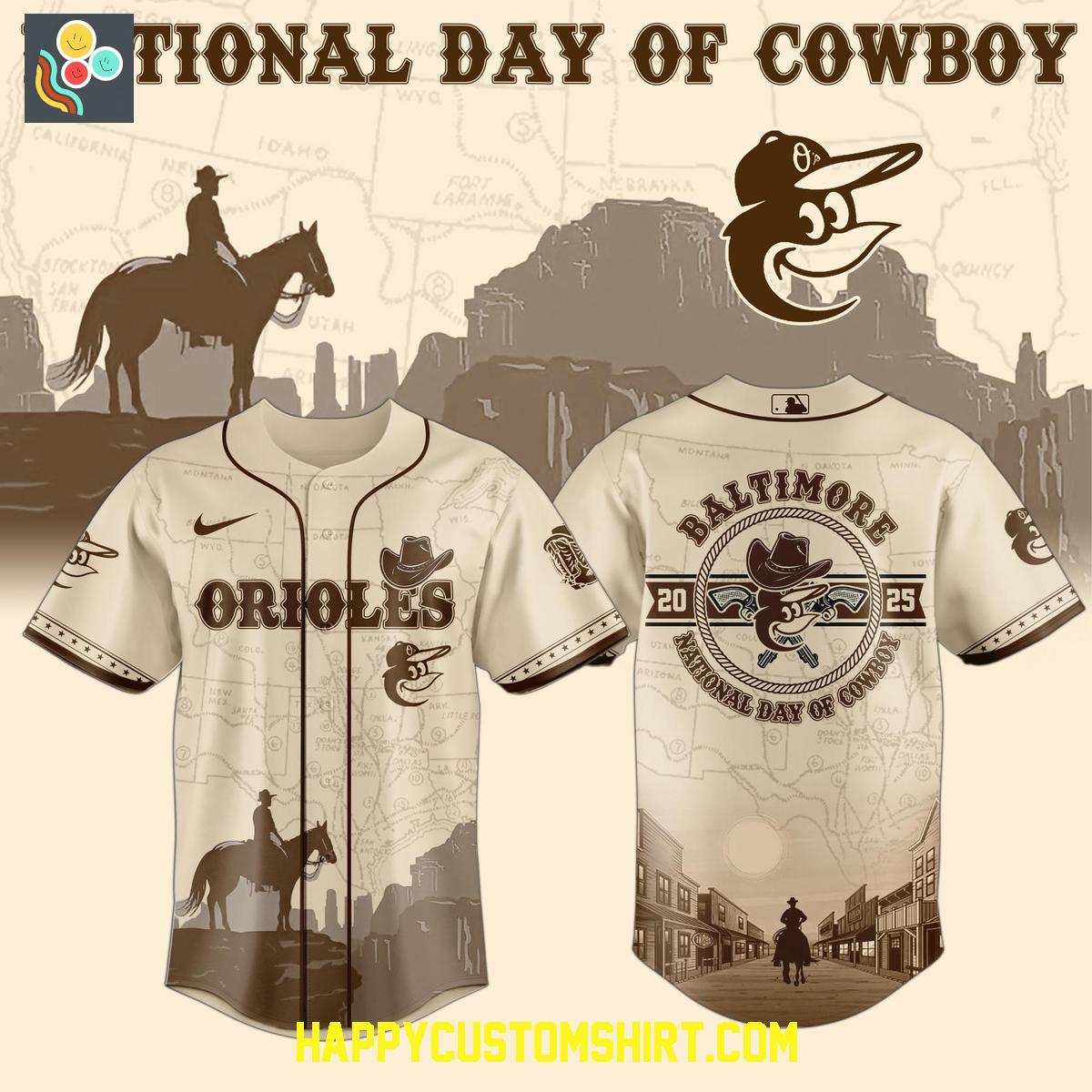 Baltimore Orioles 2025 National Day Of Cowboys Baseball Jersey Baltimore Orioles 2025 National Day Of Cowboys Baseball Jersey