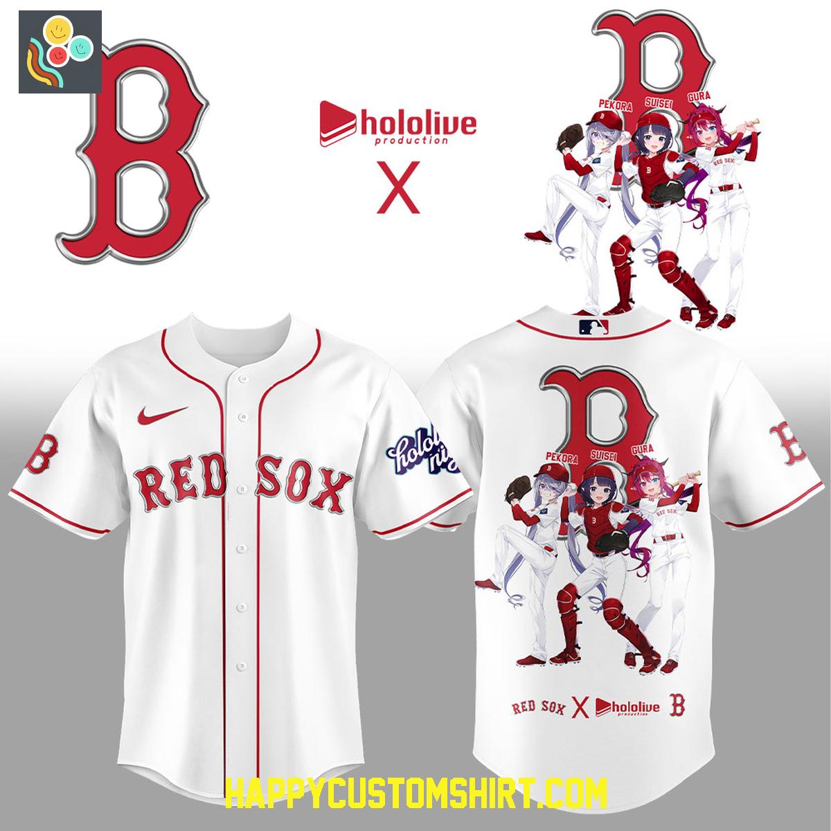 Boston Red Sox x Hololive Night Baseball Jersey Boston Red Sox x Hololive Night Baseball Jersey