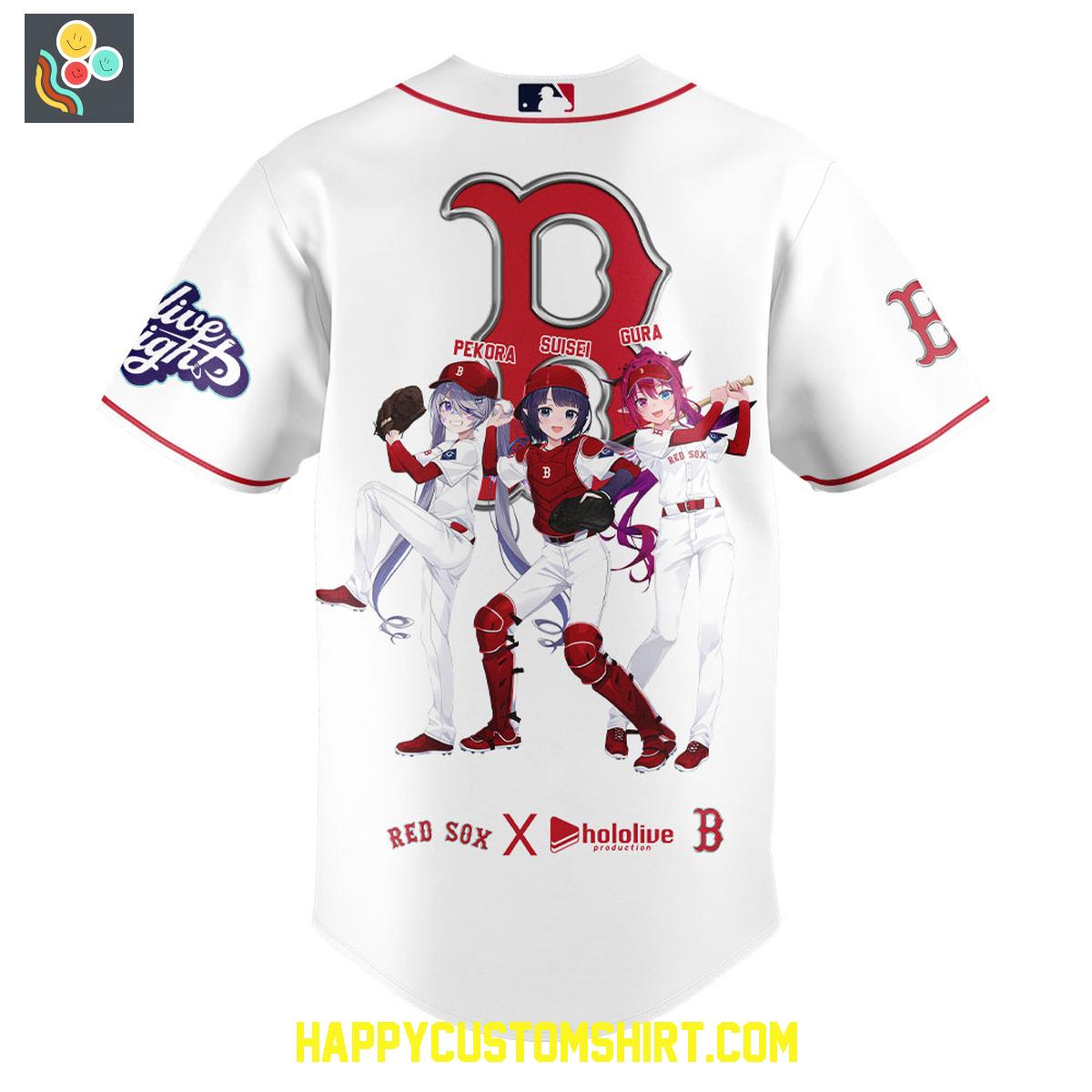 Boston Red Sox x Hololive Night Baseball Jersey Boston Red Sox x Hololive Night Baseball Jersey