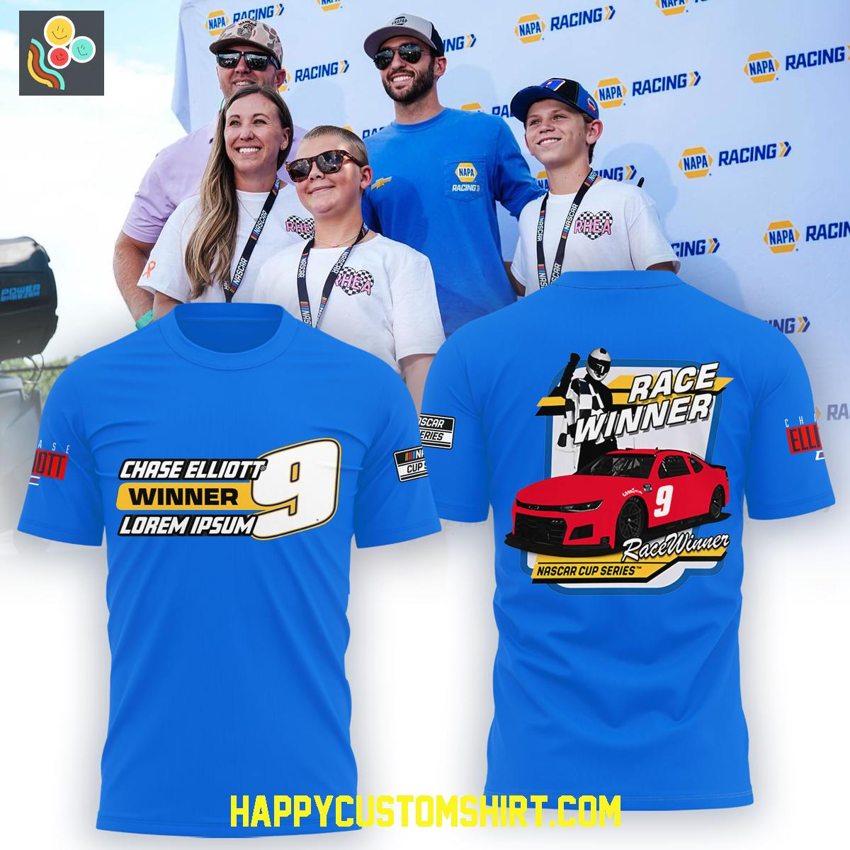 Chase Elliott Race Winner Nascar Cup 2025 Hoodie Shirt Chase Elliott Race Winner Nascar Cup 2025 Hoodie Shirt