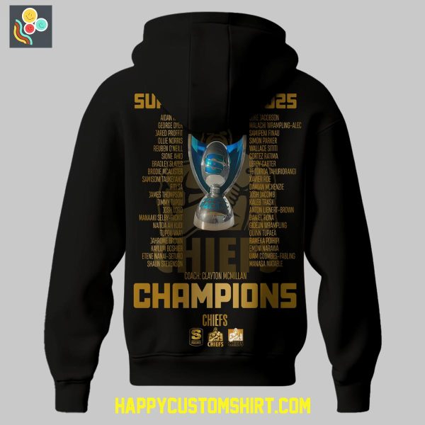 Chiefs Super Rugby Champions 2025 Hoodie Shirt