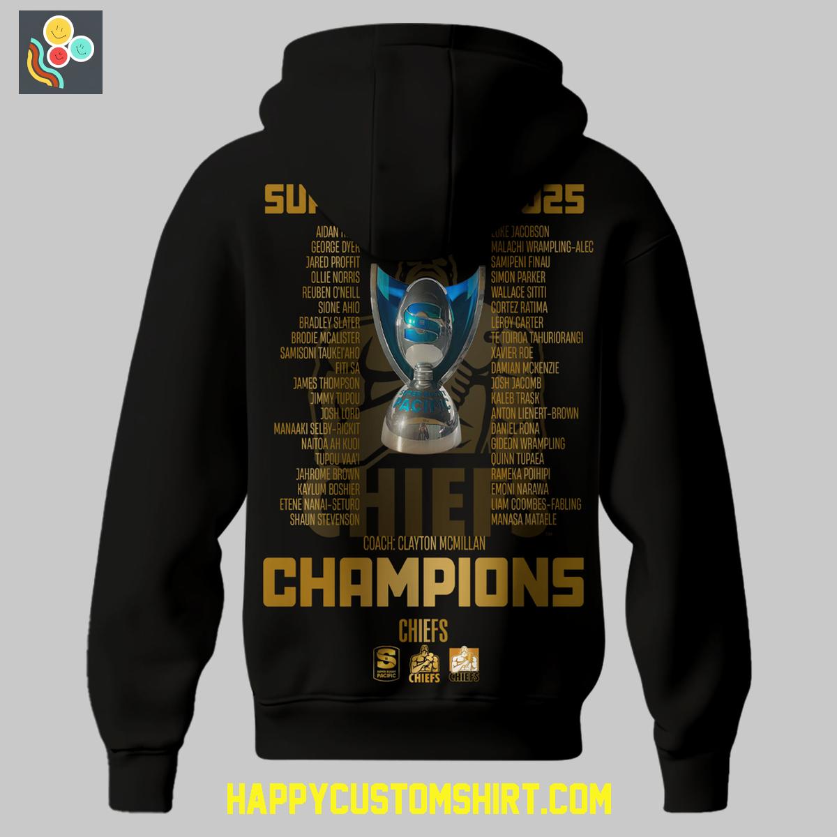 Chiefs Super Rugby Champions 2025 Hoodie Shirt Chiefs Super Rugby Champions 2025 Hoodie Shirt