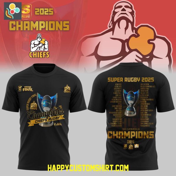 Chiefs Super Rugby Champions 2025 Hoodie Shirt