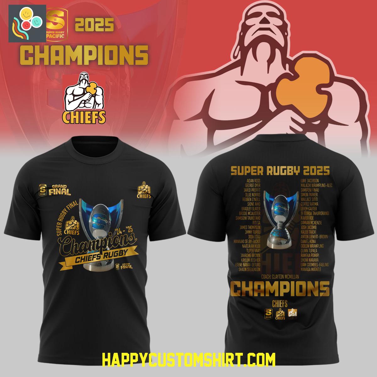 Chiefs Super Rugby Champions 2025 Hoodie Shirt Chiefs Super Rugby Champions 2025 Hoodie Shirt