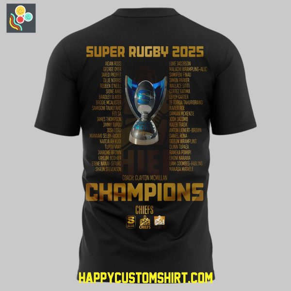 Chiefs Super Rugby Champions 2025 Hoodie Shirt