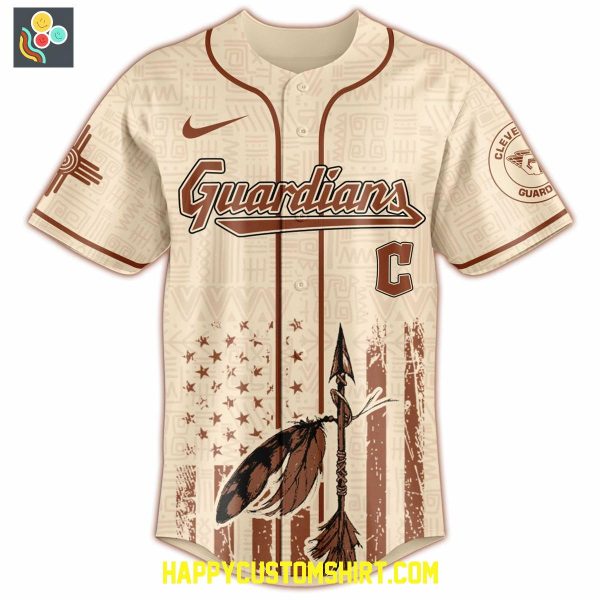 Cleveland Guardians Mix Native American Heritage Month 2025 Baseball Jersey