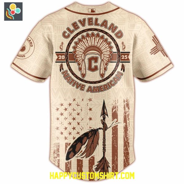 Cleveland Guardians Mix Native American Heritage Month 2025 Baseball Jersey