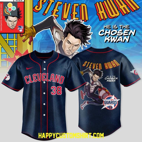 Cleveland Guardians Steven Kwan He Is The Chosen Kwan Baseball Jersey
