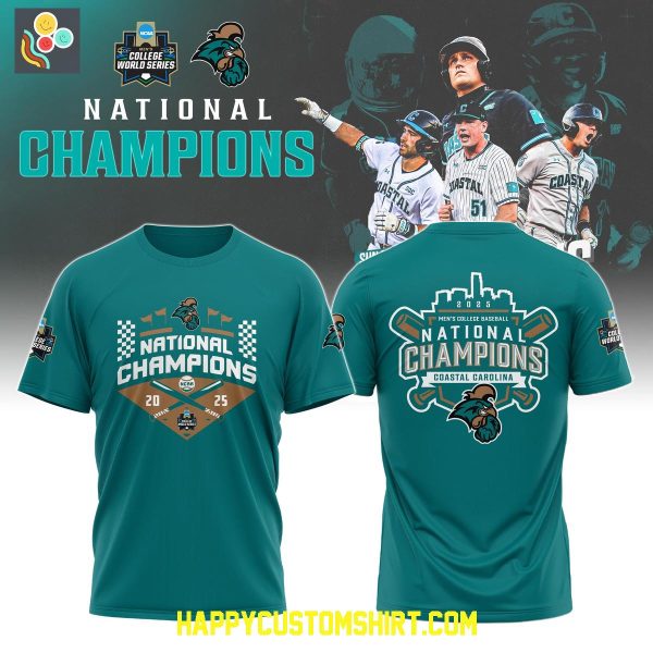 Coastal Carolina National Champion 2025 Shirt
