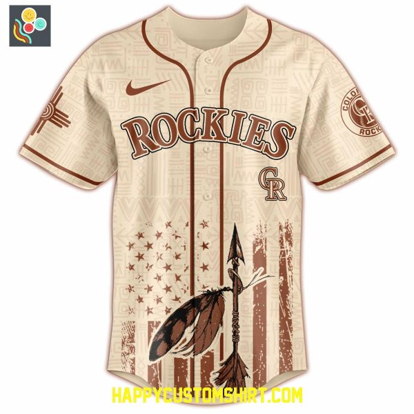 Colorado Rockies Mix Native American Heritage Month 2025 Baseball Jersey