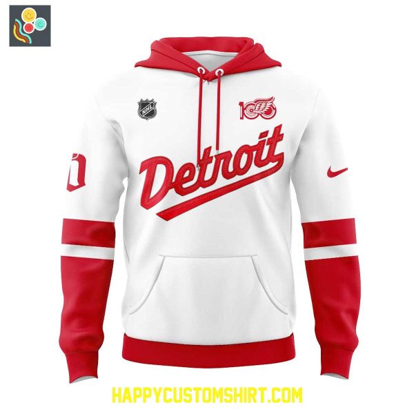 Detroit Red Wings Centennial Uniform Hoodie Shirt