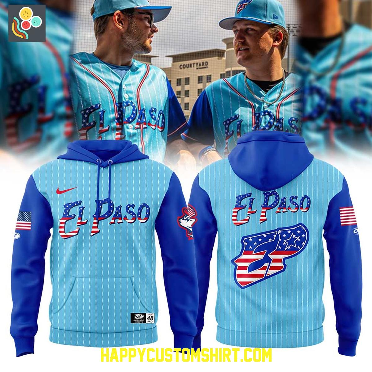El Paso Chihuahuas Independence Day Hoodie Shirt El Paso Chihuahuas Independence Day Hoodie Shirt