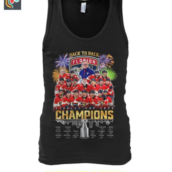 Florida Panthers Back To Back Stanley Cup Champions T Shirt