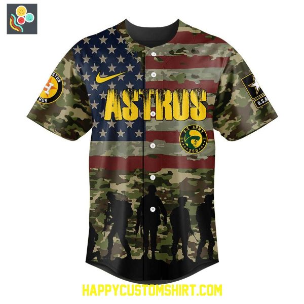 Houston Astros U.S. Army 250th Anniversary Celebration Baseball Jersey