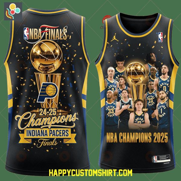 Indiana Pacers NBA Finals Champions 2025 Basketball Jersey
