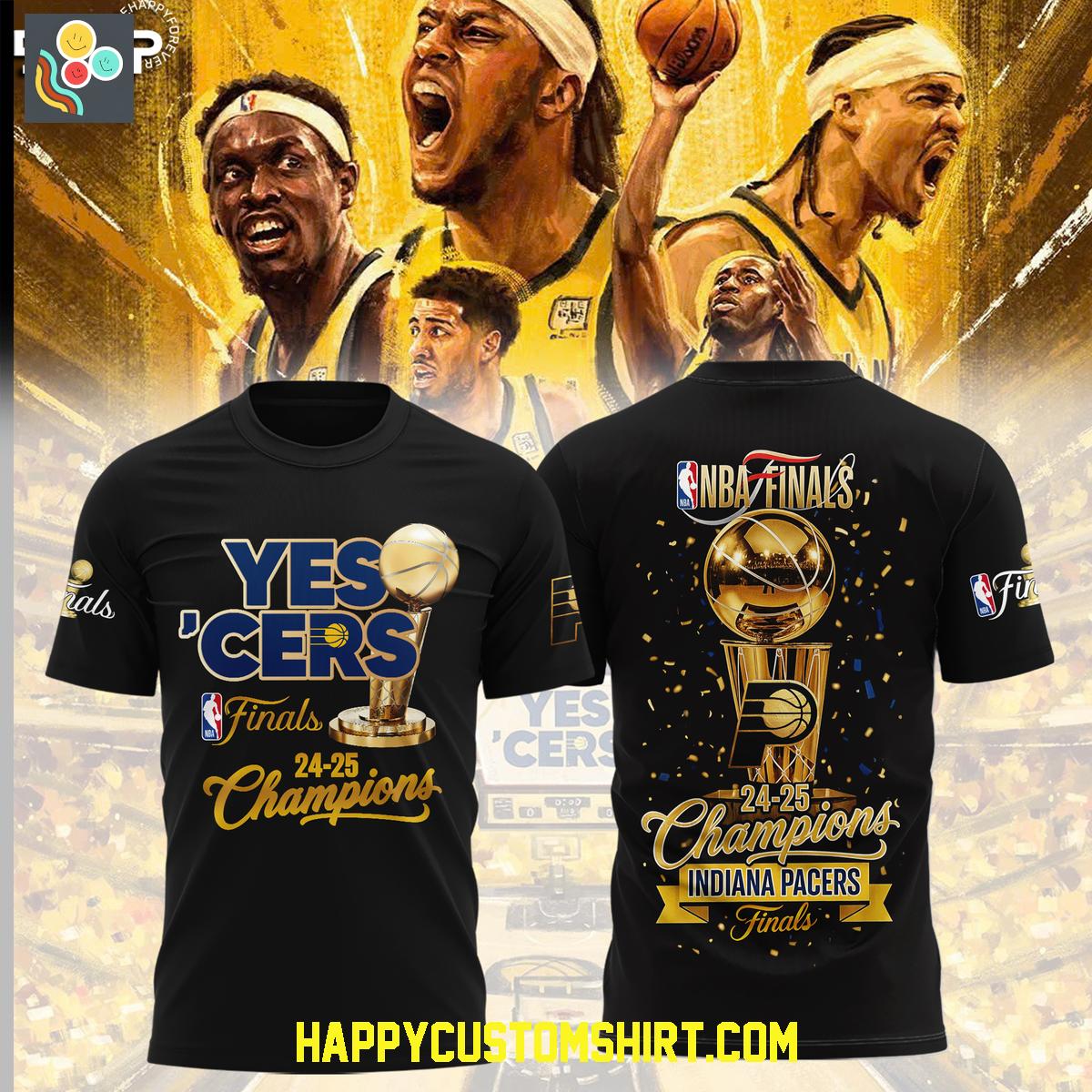 Indiana Pacers Yes' Cers NBA Finals Champions Hoodie Shirt Indiana Pacers Yes' Cers NBA Finals Champions Hoodie Shirt