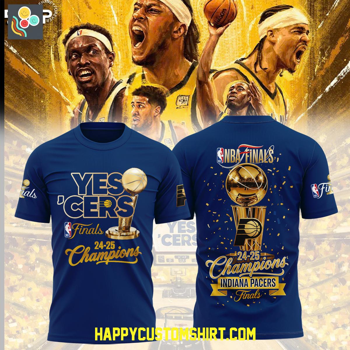 Indiana Pacers Yes' Cers NBA Finals Champions Hoodie Shirt Indiana Pacers Yes' Cers NBA Finals Champions Hoodie Shirt