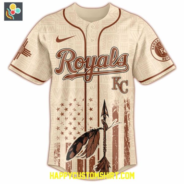 Kansas City Royals Mix Native American Heritage Month 2025 Baseball Jersey