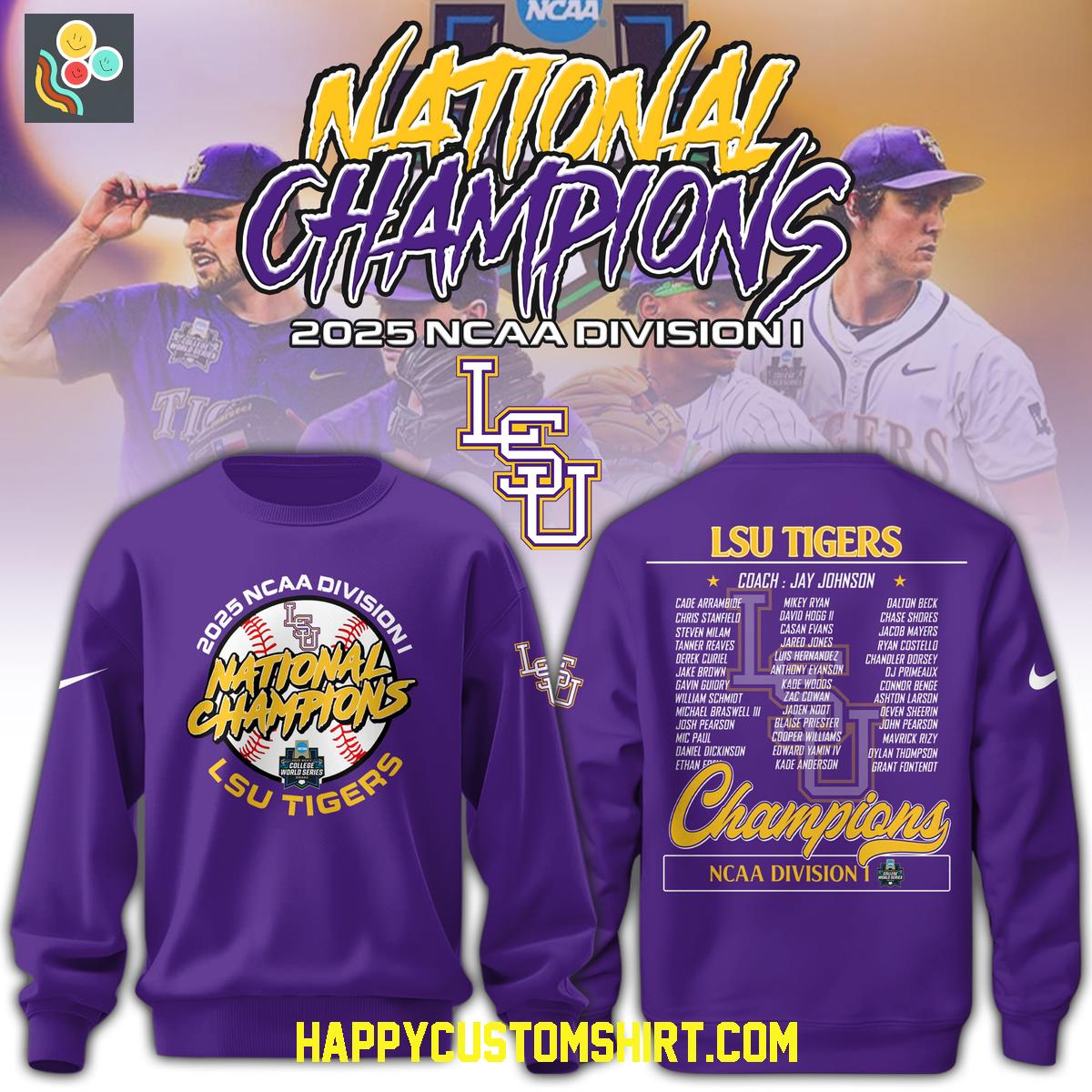 LSU Tiger Baseball Champions 2025 Hoodie T Shirt LSU Tiger Baseball Champions 2025 Hoodie T Shirt