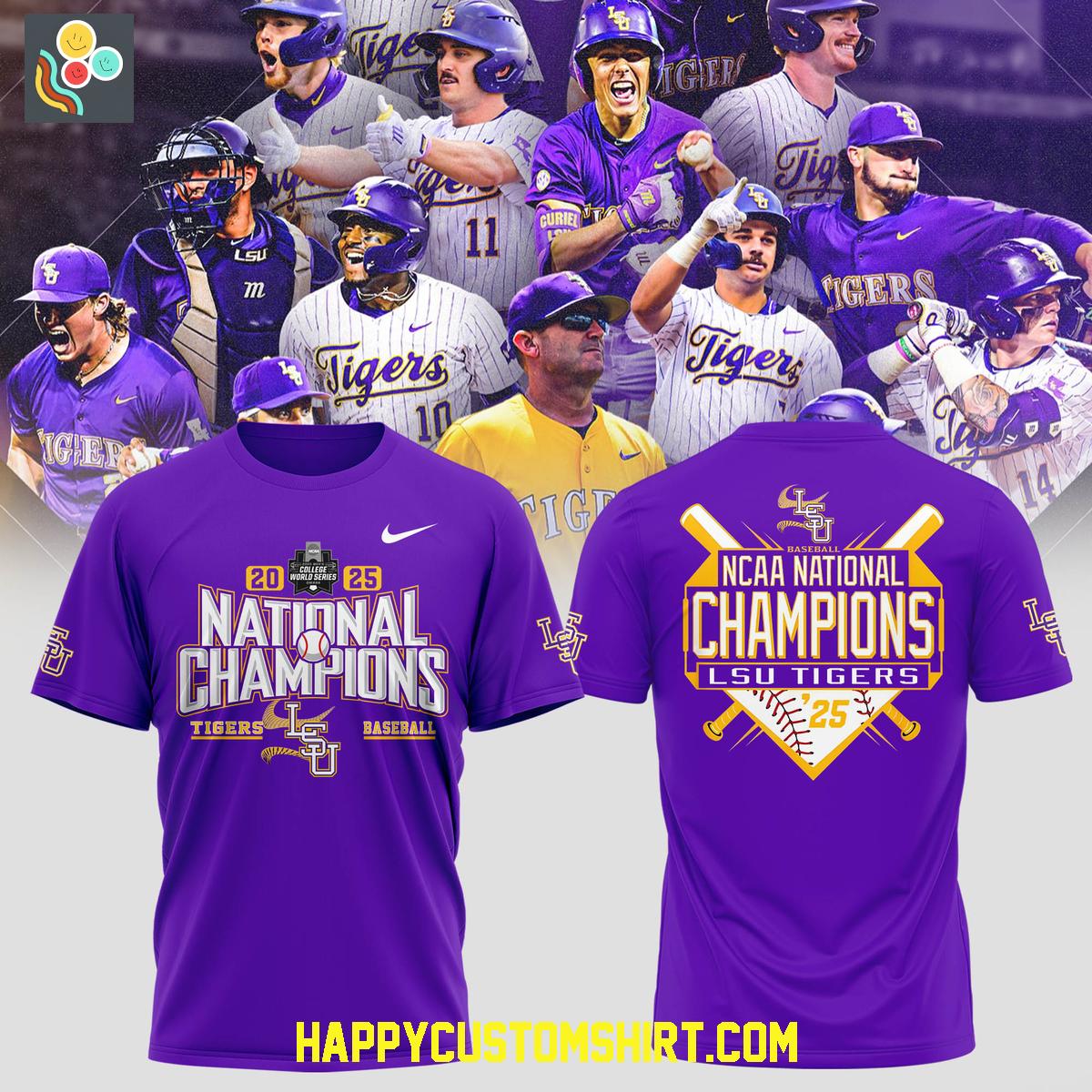 LSU Tigers Baseball NCAA National Champions 2025 Hoodie Shirt LSU Tigers Baseball NCAA National Champions 2025 Hoodie Shirt
