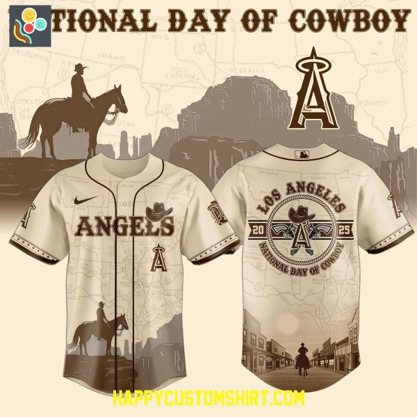 Los Angeles Angels 2025 National Day Of Cowboys Baseball Jersey