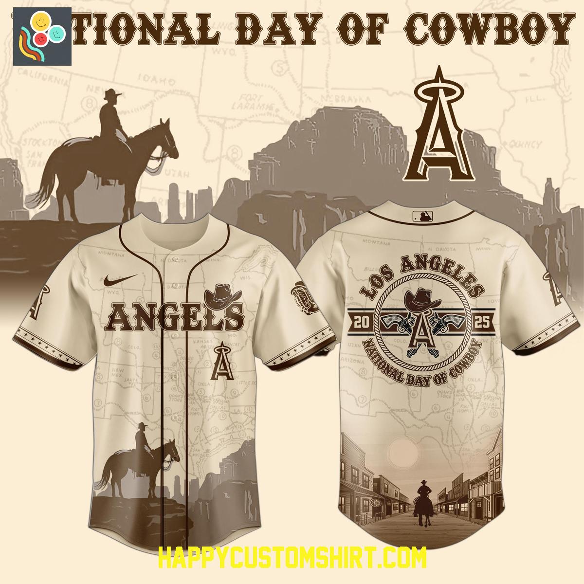 Los Angeles Angels 2025 National Day Of Cowboys Baseball Jersey Los Angeles Angels 2025 National Day Of Cowboys Baseball Jersey