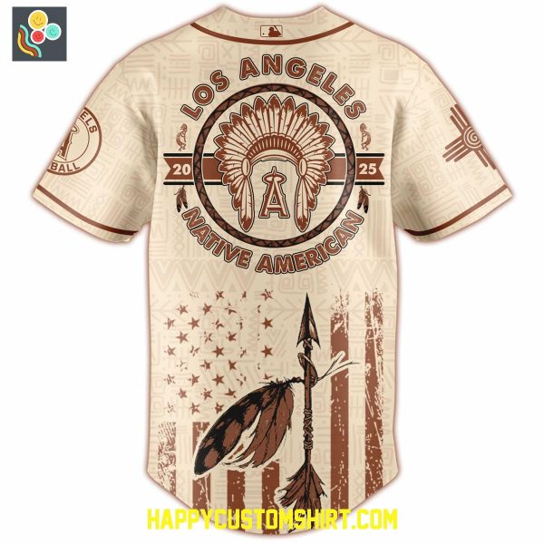 Los Angeles Angels Mix Native American Heritage Month 2025 Baseball Jersey
