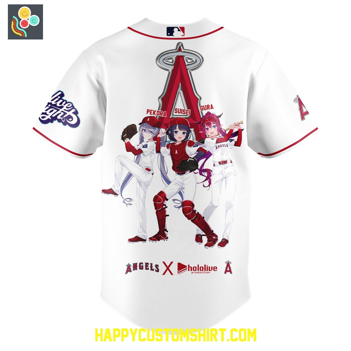 Los Angeles Angels x Hololive Night Baseball Jersey Los Angeles Angels x Hololive Night Baseball Jersey