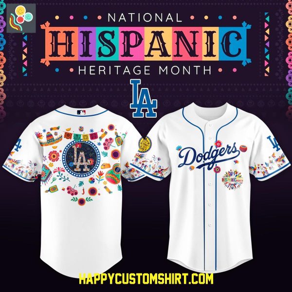 Los Angeles Dodgers National Hispanic Heritage Month Baseball Jersey
