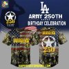 Los Angeles Dodgers Black Lights Out 2025 Personalized Baseball Jersey
