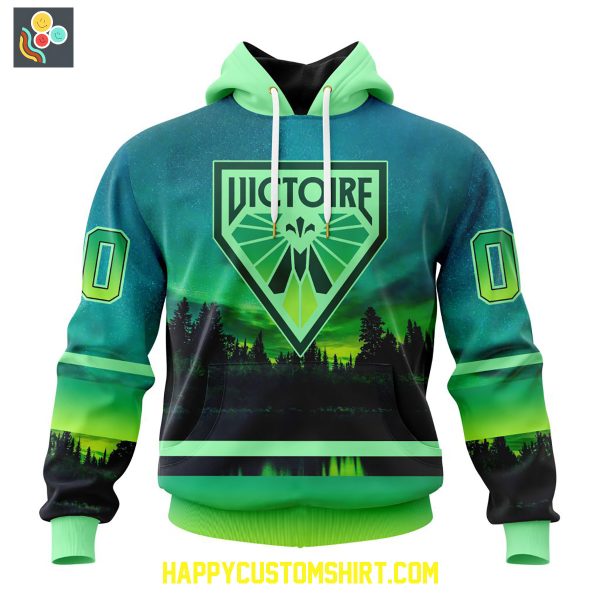 Montreal Victoire Northern Lights 2025 Hoodie Shirt