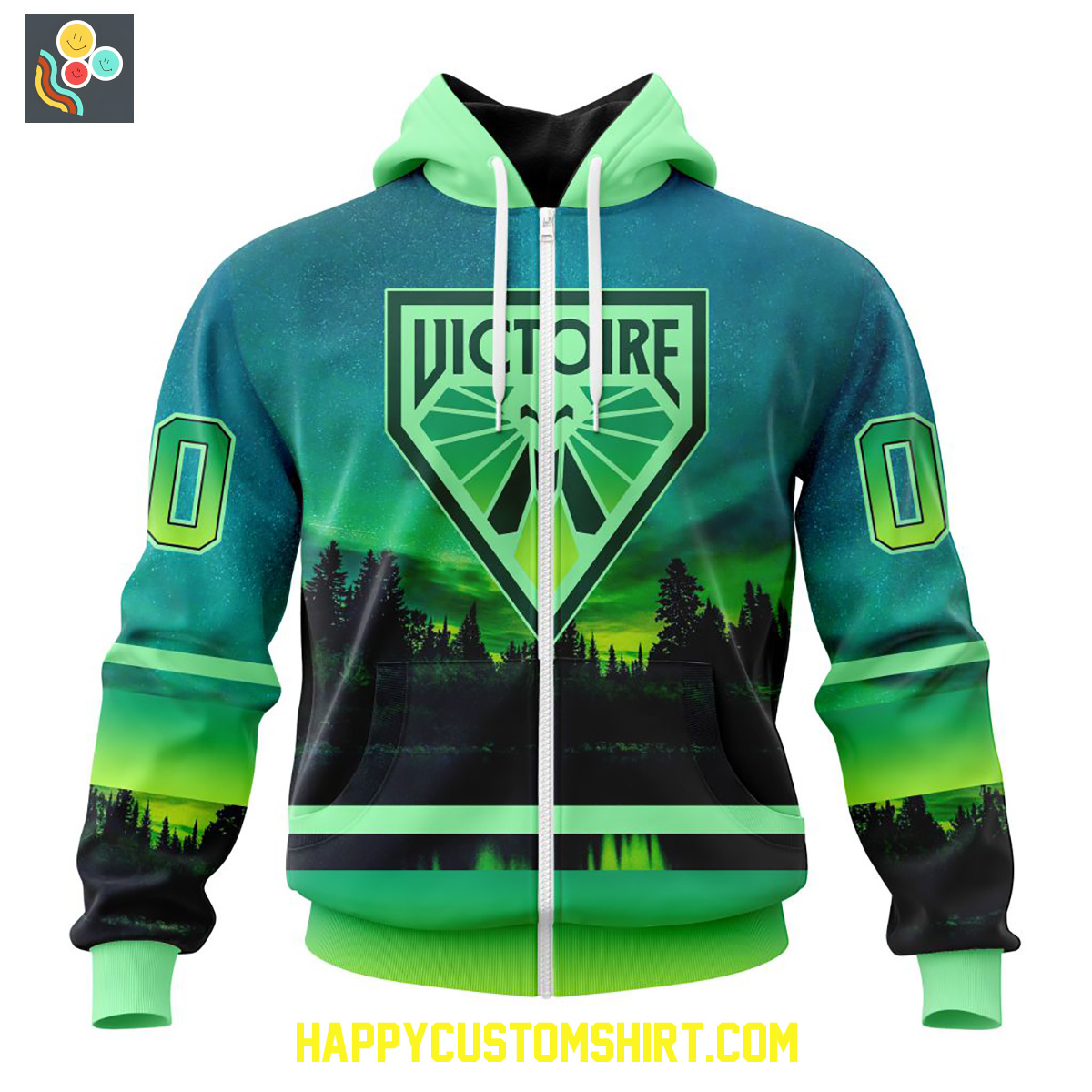 Montreal Victoire Northern Lights 2025 Hoodie Shirt Montreal Victoire Northern Lights 2025 Hoodie Shirt