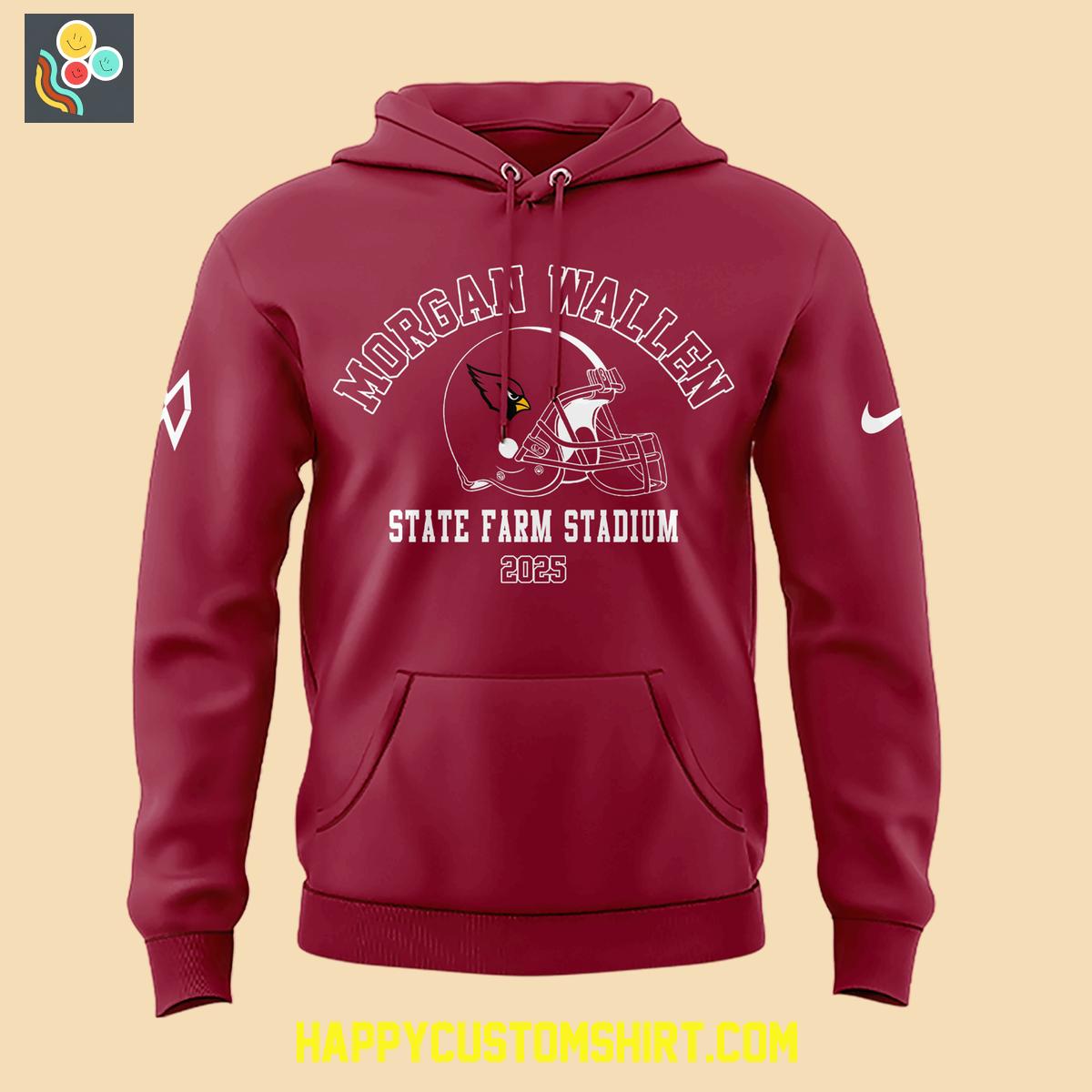 Morgan Wallen x Arizona Cardinals Tour 2025 Hoodie Shirt Morgan Wallen x Arizona Cardinals Tour 2025 Hoodie Shirt