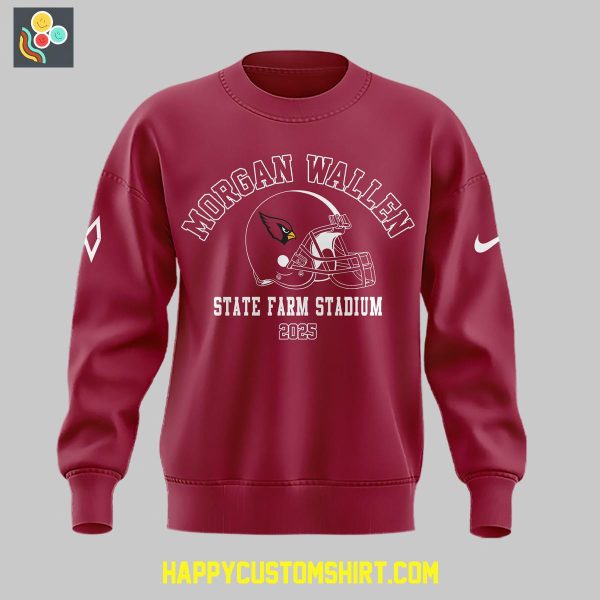 Morgan Wallen x Arizona Cardinals Tour 2025 Hoodie Shirt
