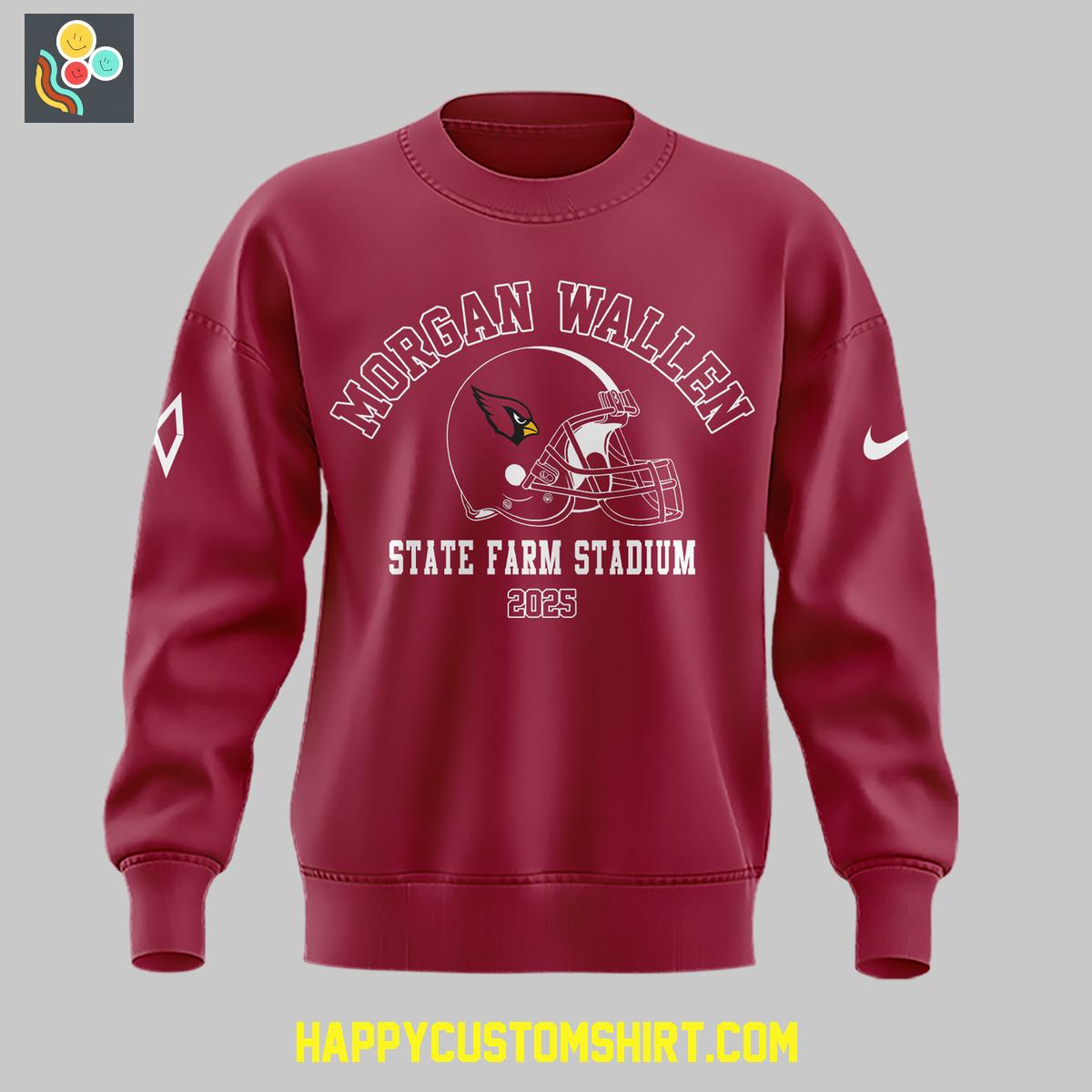 Morgan Wallen x Arizona Cardinals Tour 2025 Hoodie Shirt Morgan Wallen x Arizona Cardinals Tour 2025 Hoodie Shirt