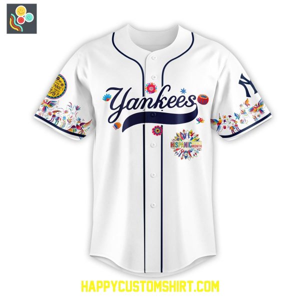 New York Yankees National Hispanic Heritage Month Baseball Jersey
