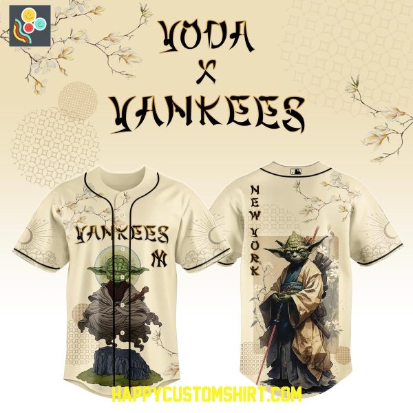 New York Yankees x Master Yoda 2025 Baseball Jersey