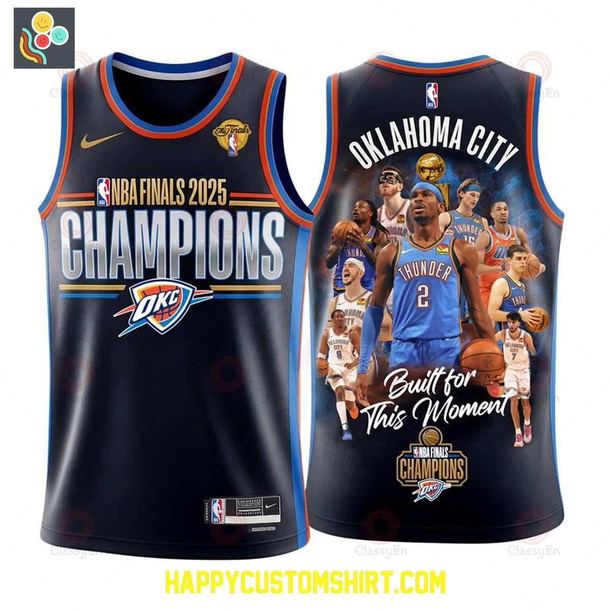 Oklahoma City Basketball Champions Finals 2025 Built For This Moment Basketball Jersey Oklahoma City Basketball Champions Finals 2025 Built For This Moment Basketball Jersey