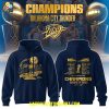 Oklahoma City Thunder 2025 NBA Finals Champions White Hoodie Shirt