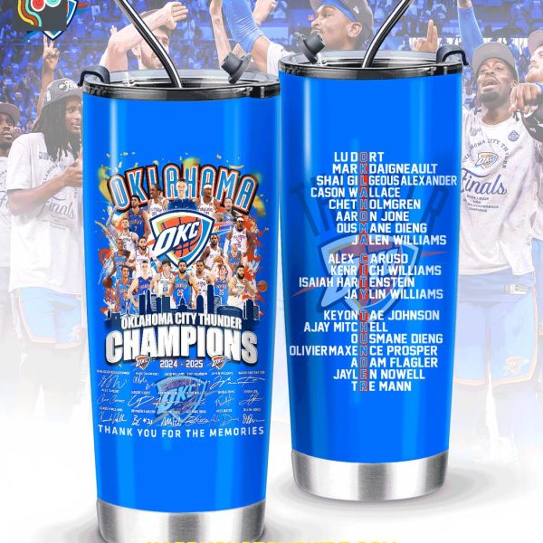 Oklahoma City Thunder 58th Anniversary 1967 2025 Tumbler