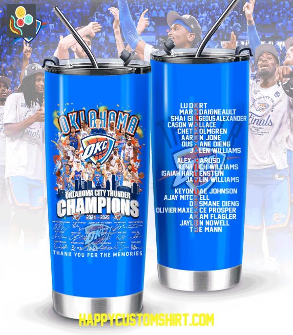 Oklahoma City Thunder 58th Anniversary 1967 2025 Tumbler