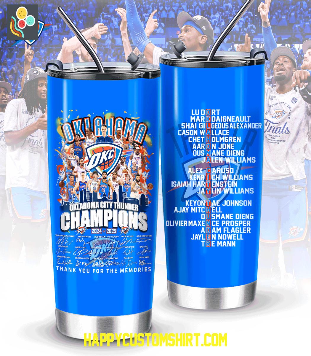 Oklahoma City Thunder 58th Anniversary 1967 2025 Tumbler Oklahoma City Thunder 58th Anniversary 1967 2025 Tumbler