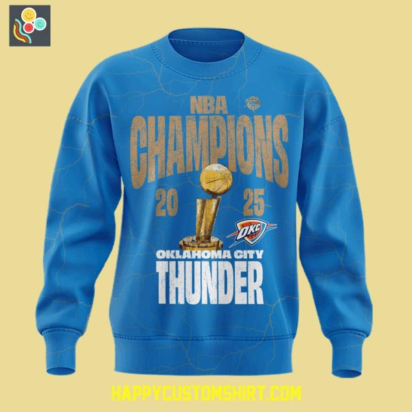 Oklahoma City Thunder Won For The City NBA Finals Champions 2025 Hoodie T Shirt