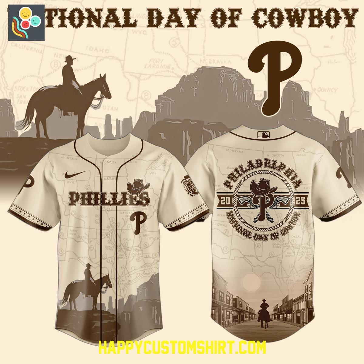Philadelphia Phillies 2025 National Day Of Cowboys Baseball Jersey Philadelphia Phillies 2025 National Day Of Cowboys Baseball Jersey