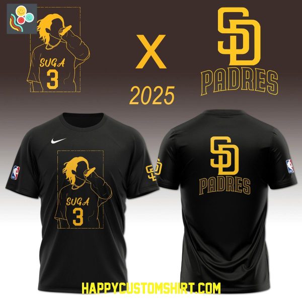 San Diego Padres x Suga BTS Come Back 2025 Hoodie Shirt