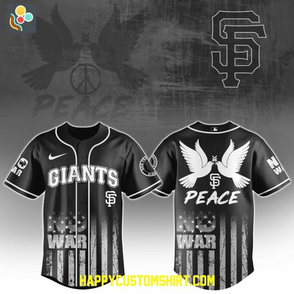 San Francisco Giants For Peace No War Baseball Jersey
